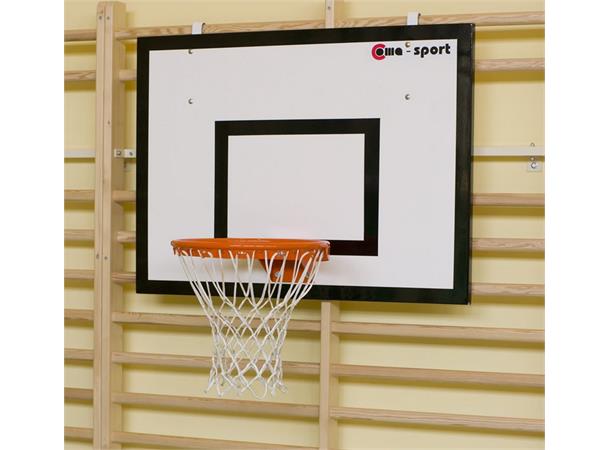 Basketballplate for ribbevegg